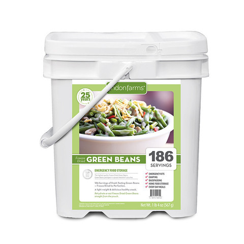 Freeze Dried Green Beans (186 Servings)