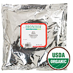 Frontier Bulk Peppercorns Black, CERTIFIED ORGANIC, 1 lb. package